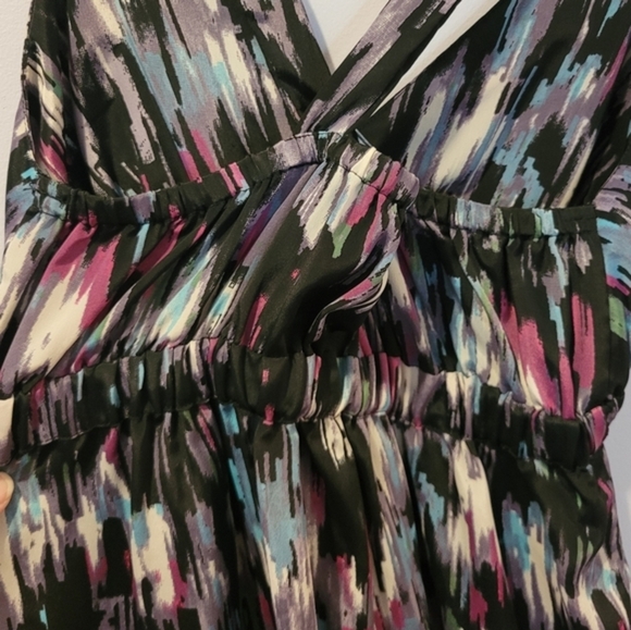 Adorable Silky Boho Mini Dress - Picture 4 of 5